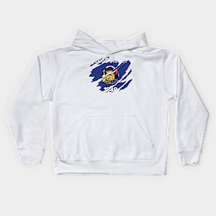 Tear Away Wisconsin Flag Kids Hoodie